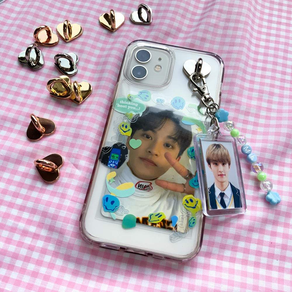 Clear Case With Phone Charm