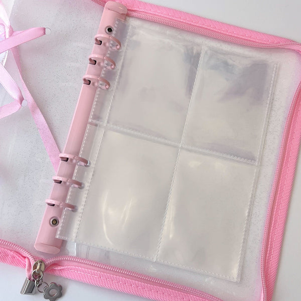 A5 Ribbon Zipper Binder + Pages