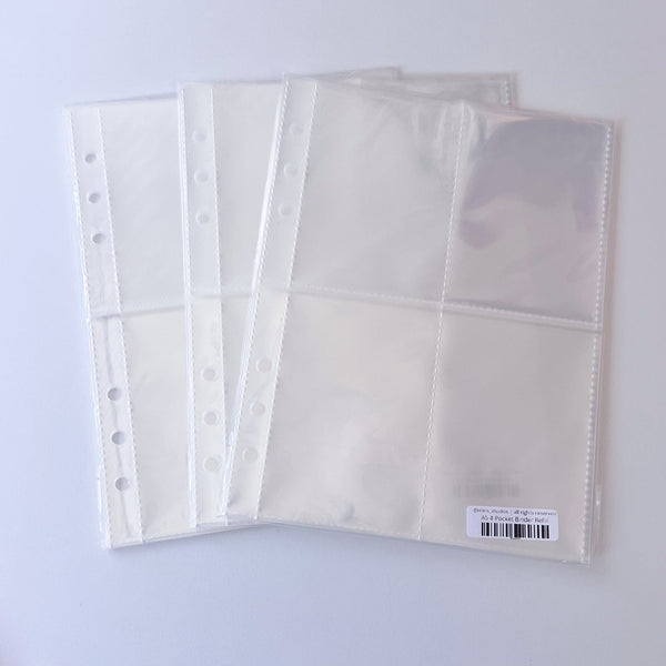 A5 4-Pocket Binder Refill