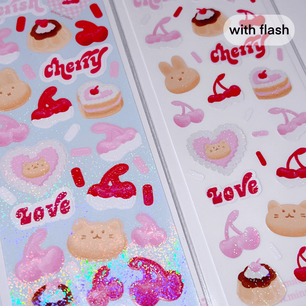 Cherish Cherry Deco Sticker