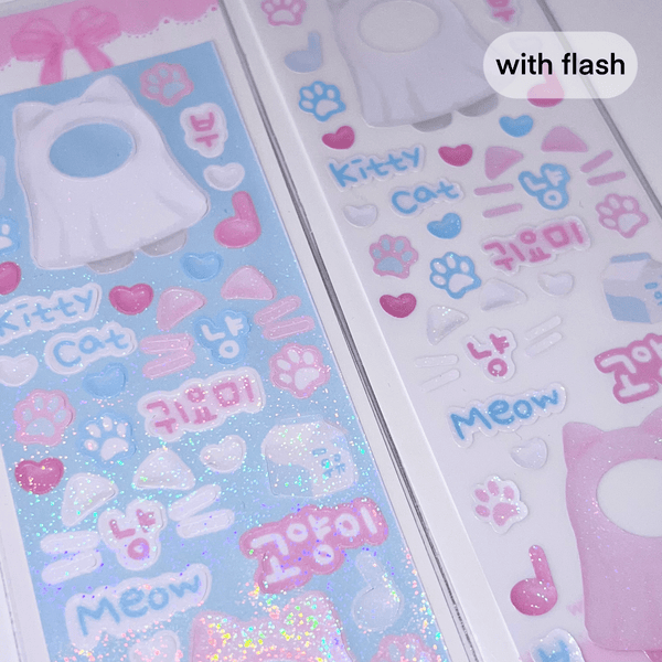 Ghost Kitty Deco Sticker