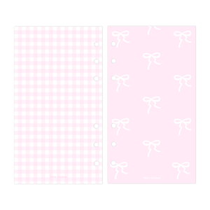 A6 Coquette Pink Binder Refill