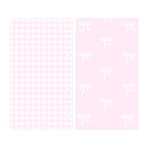 A6 Coquette Pink Binder Refill