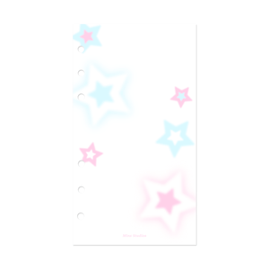 A6 Rockstar White Binder Refill