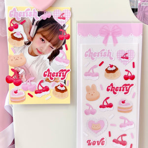 Cherish Cherry Deco Sticker