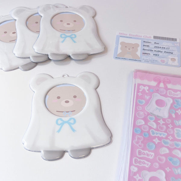 Ghost Bear Card Holder