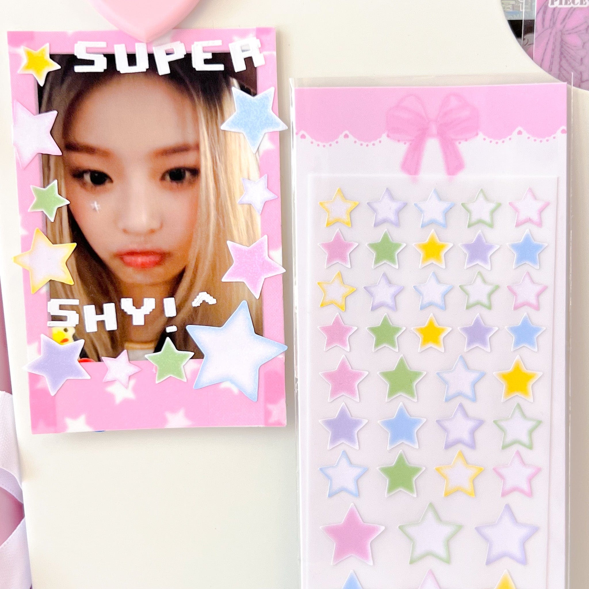 Pastel Stars Deco Sticker