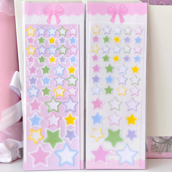 Pastel Stars Deco Sticker