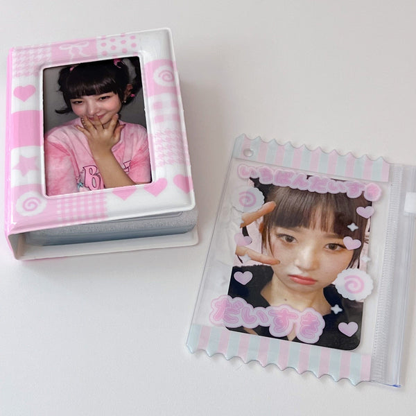 Pink Quilt Photo Holder Book