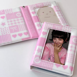 Pink Quilt Photo Holder Book