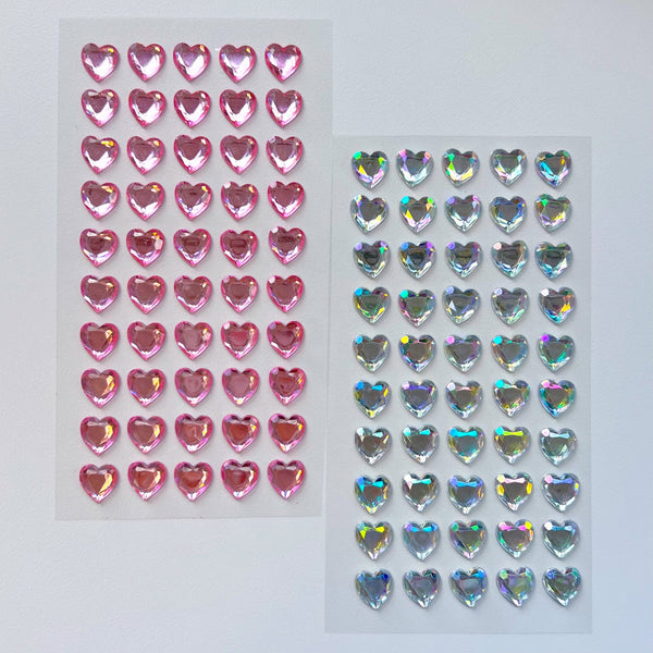 10 mm Heart Jewel Sticker