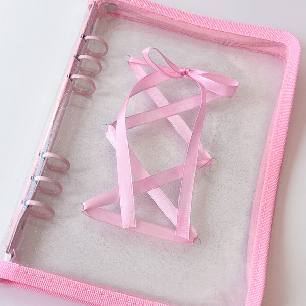 A5 Ribbon Zipper Binder + Pages