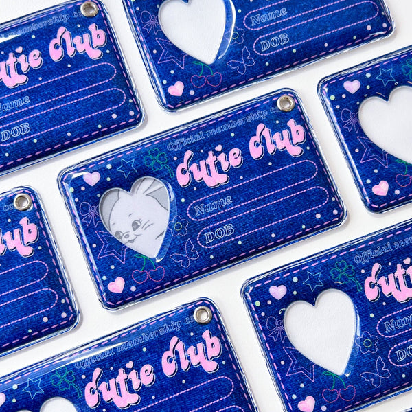 Denim Cutie Club ID Card Holder